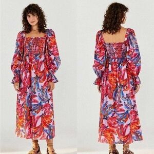 FARM Rio Colorful Long Sleeve Dress